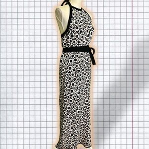 NWT Diane von Furstenberg for Target ‘Halter Tie-Neck Neutral Poppy Dress’ Sz L